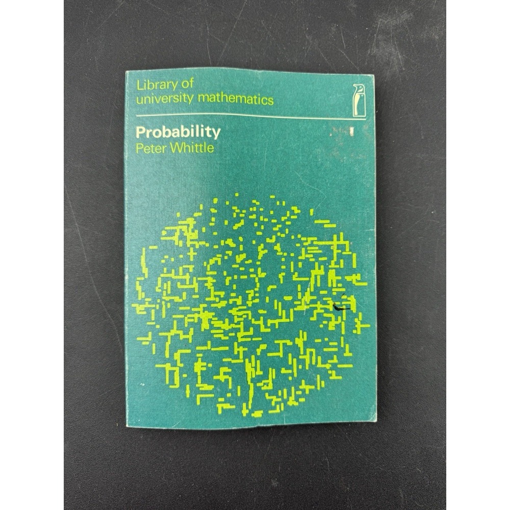 Probability Peter Whittle‎ 1970 pb